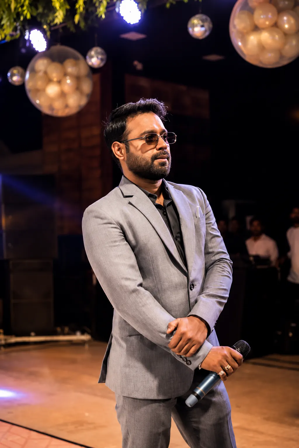 Award night anchoring — Anchor Sourabh Shandilya