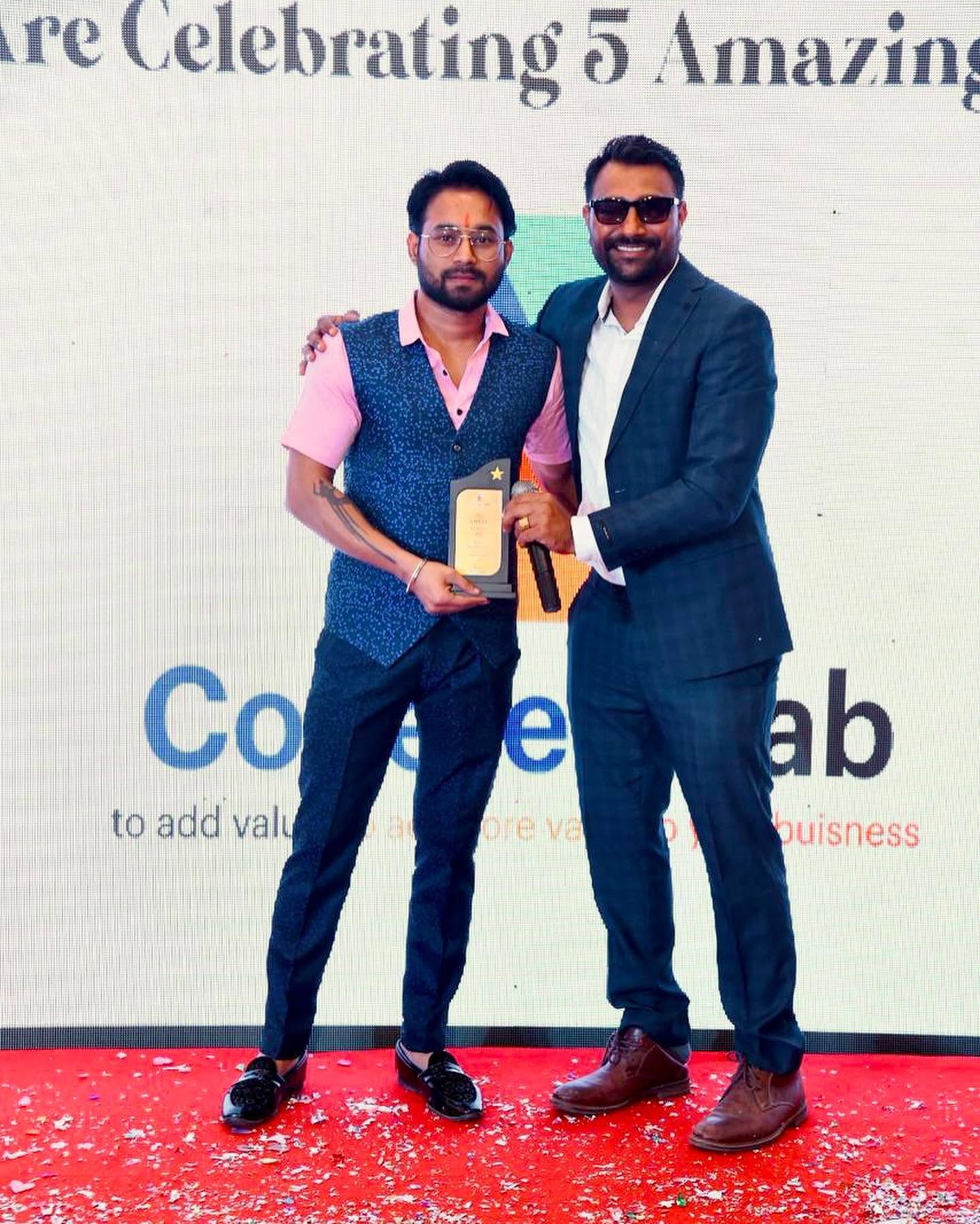 Award received by Sourabh Shandilya 5